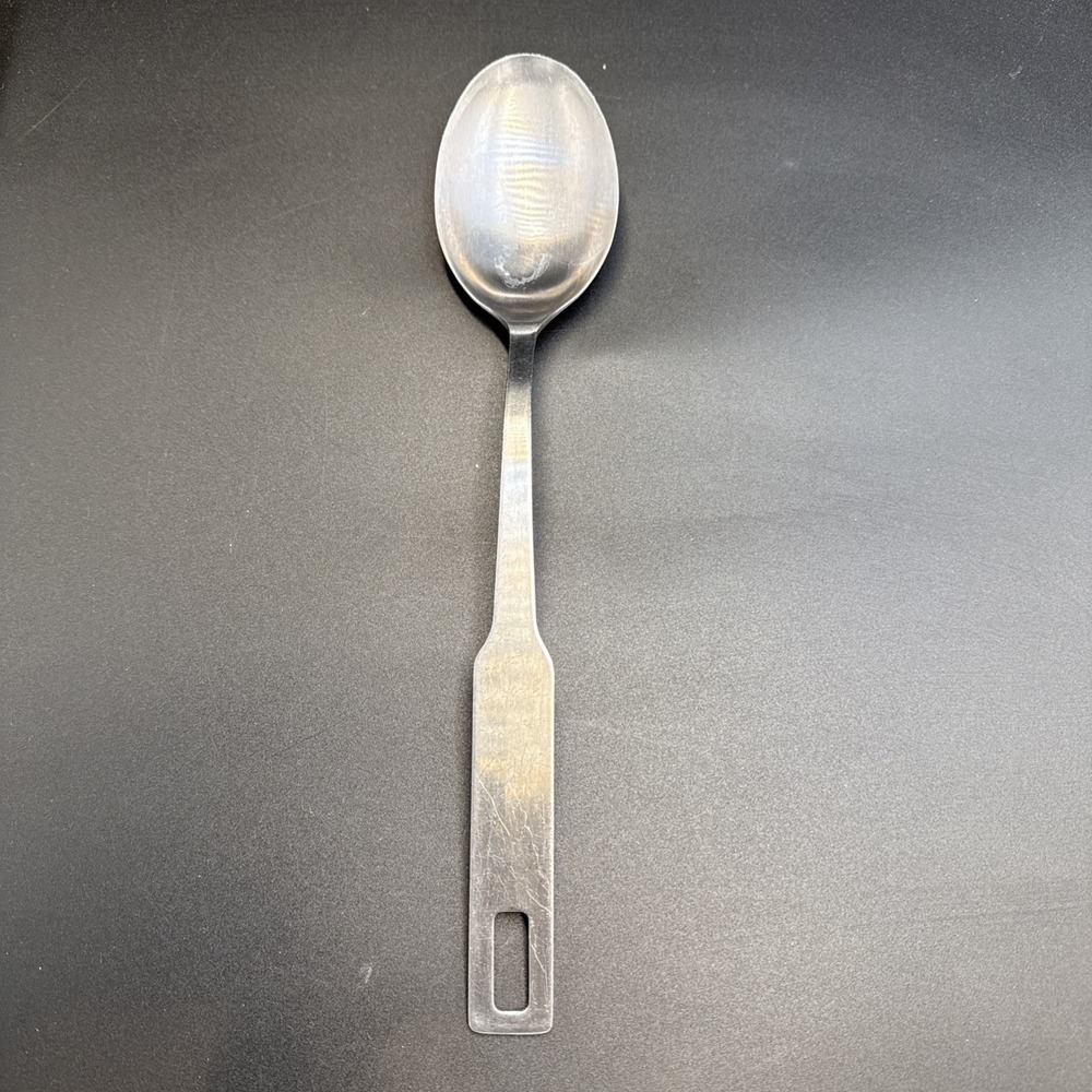 Serving Spoon Stainless Steel Ekco Best results By Ekco‎ 12" Deep Bend In Handle